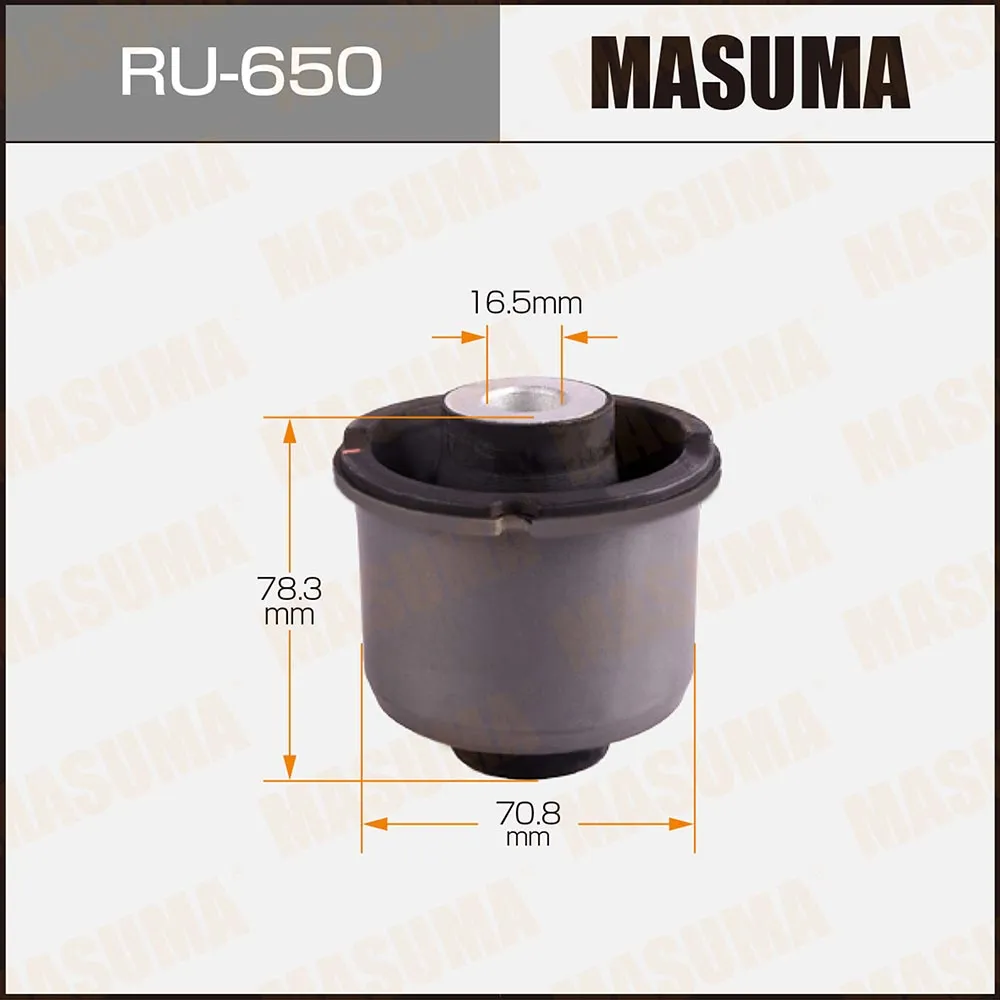 Сайлентблок рычага подвески MASUMA RU650