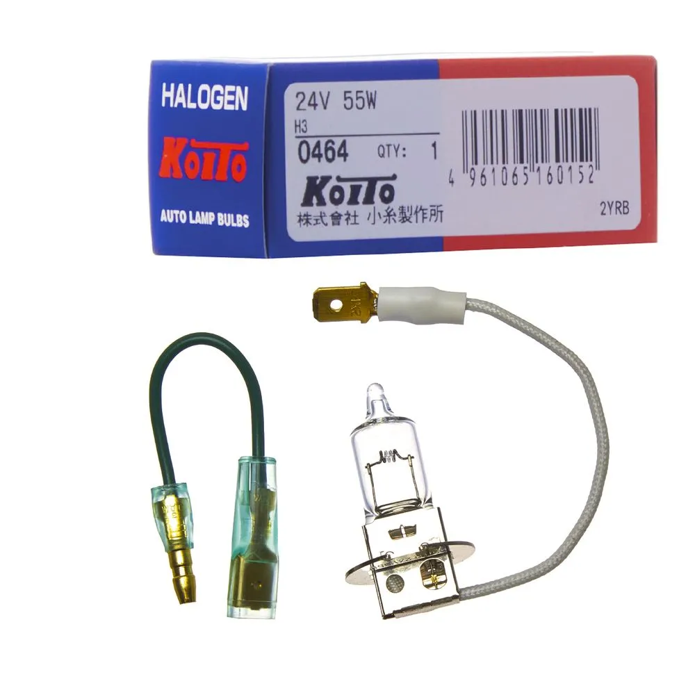 Лампа 24V H3 55W PK22s KOITO 1 шт. картон 0464