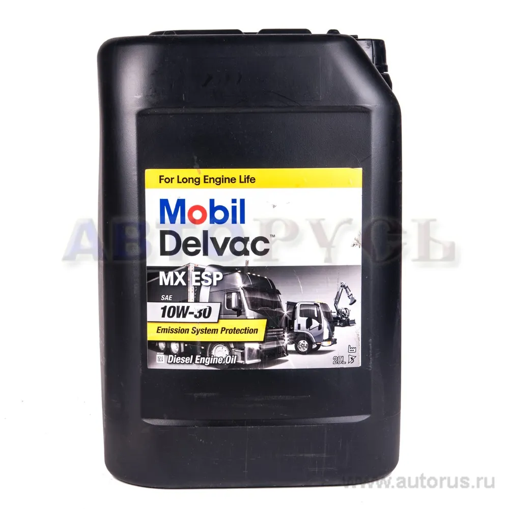 Масло моторное MOBIL Delvac MX ESP 10W-30 минеральное 20 л 153855