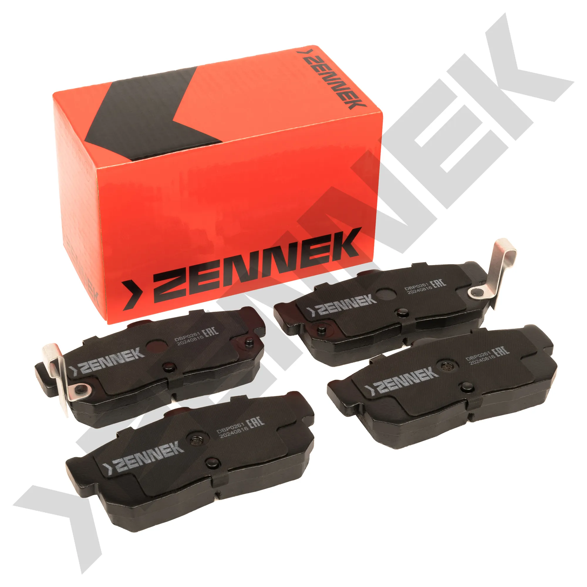 Колодки тормозные дисковые задние NISSAN 100NX 90-96, ALMERA 95- ZENNEK DBP0261