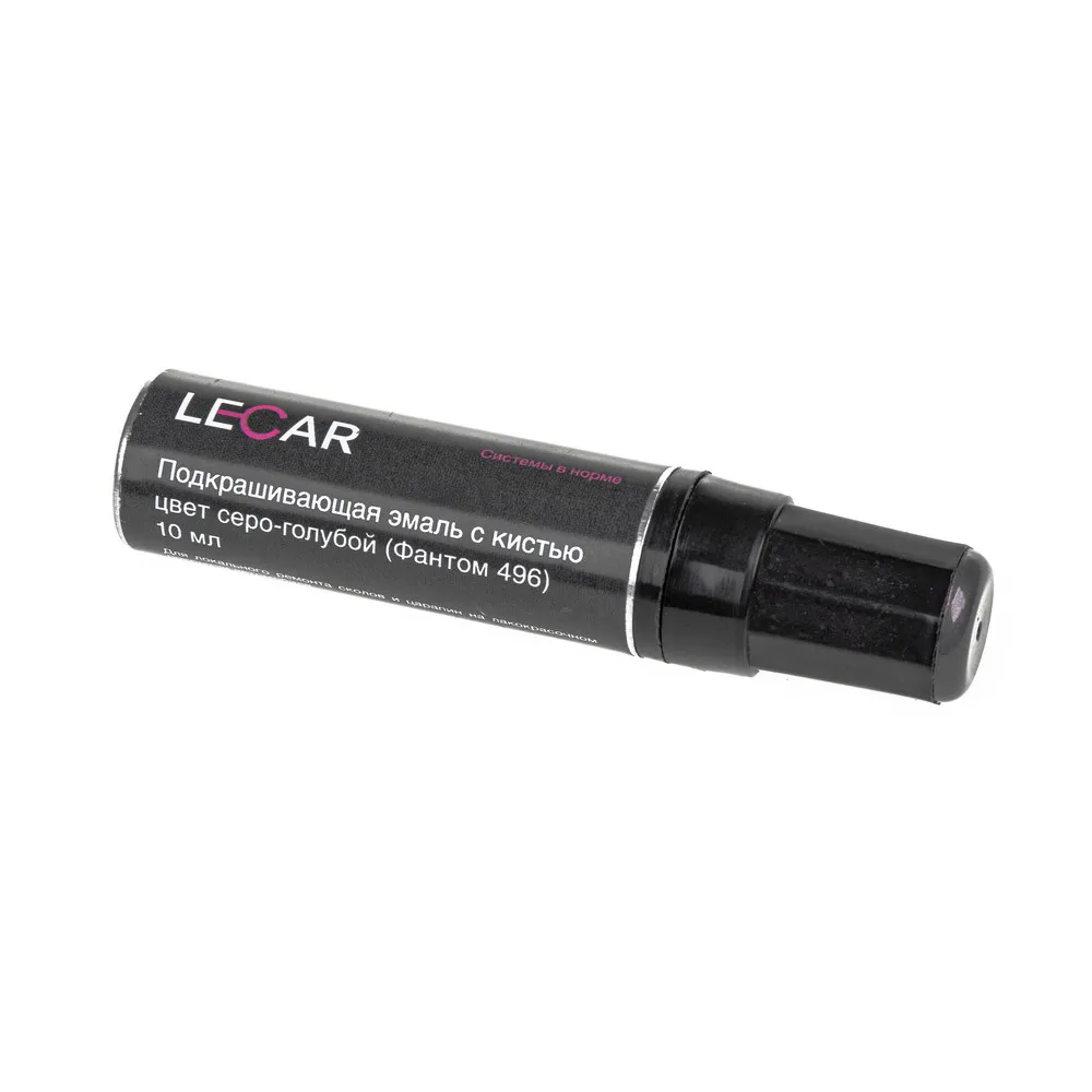 Эмаль подкрашивающая с кистью, цвет серо-голубой (Фантом 496) LECAR LECAR000101912