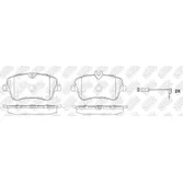 Колодки тормозные передние NIBK PN0199W NIBK PN0199W