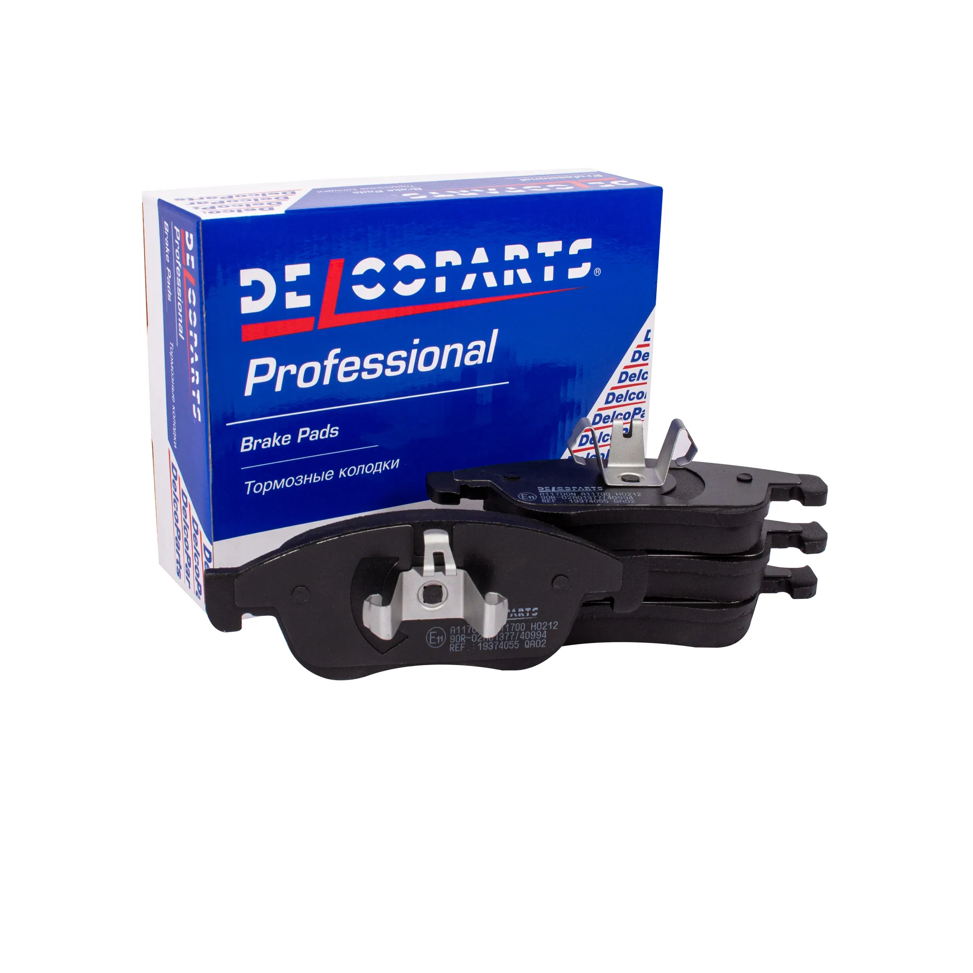 Колодки тормозные передние Renault DUSTER, MEGANE DelcoParts 19374055