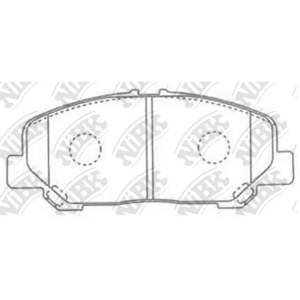 Колодки передние TOYOTA Estima/Previa all 2006-> NIBK PN1527
