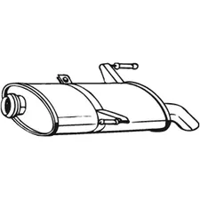 Глушитель задний PEUG 206 01-03 BOSAL 190-875