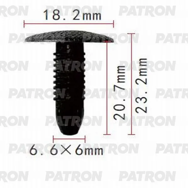 Клипса пластмассовая Acura,Honda,Infiniti,Nissan применяемость: внутрен PATRON P370994