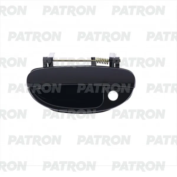 Ручка двери наружн передн лев Daewoo Nubira 98-04 (черн) PATRON P20-0154L