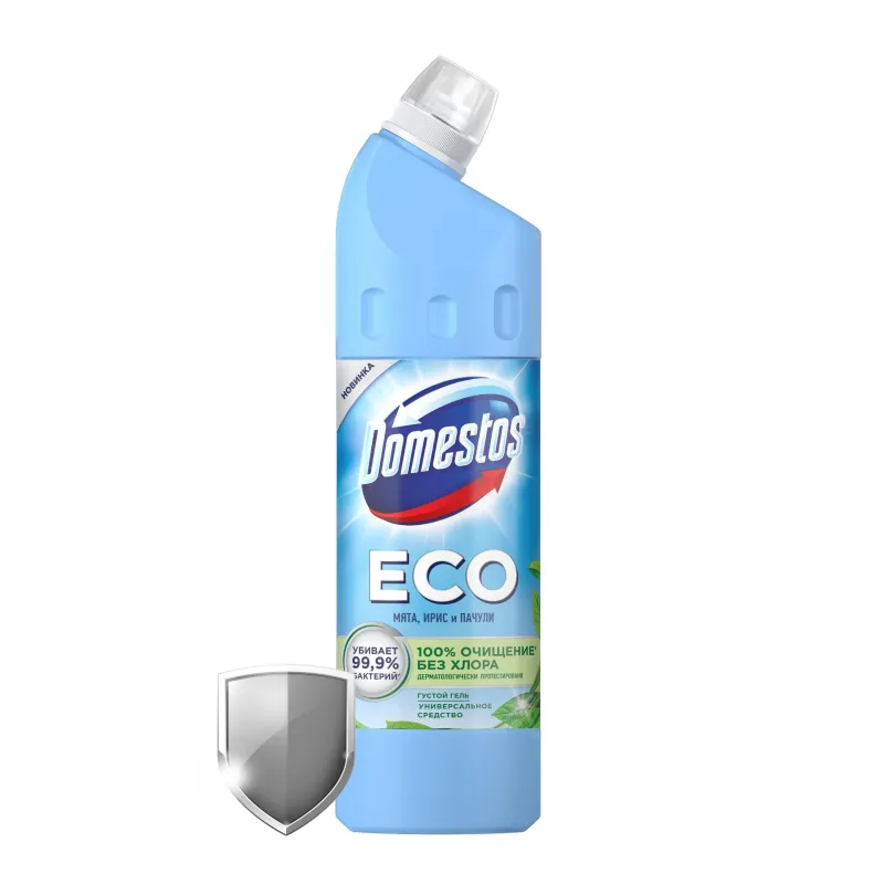 Средство для сантехники DOMESTOS ECO АНТИ НАЛЕТ, Свежесть Моря 750мл 1482956