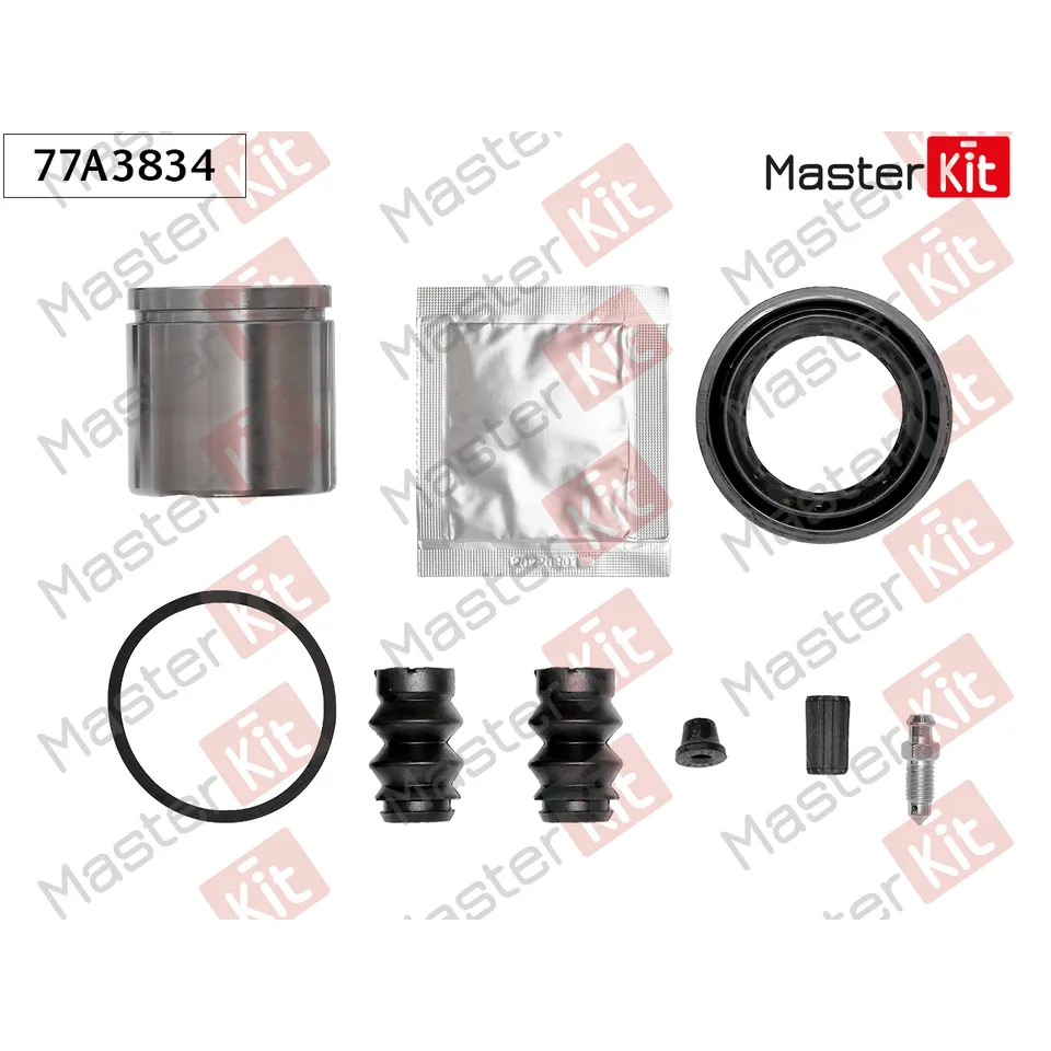 Ремкомплект тормозного суппорта+поршень Suzuki IGNIS II (MH) 2003 - MASTERKIT 77A3834
