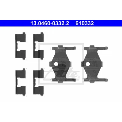 К-кт установочный задних колодок для NISSAN ATE '13.0460-0332.2