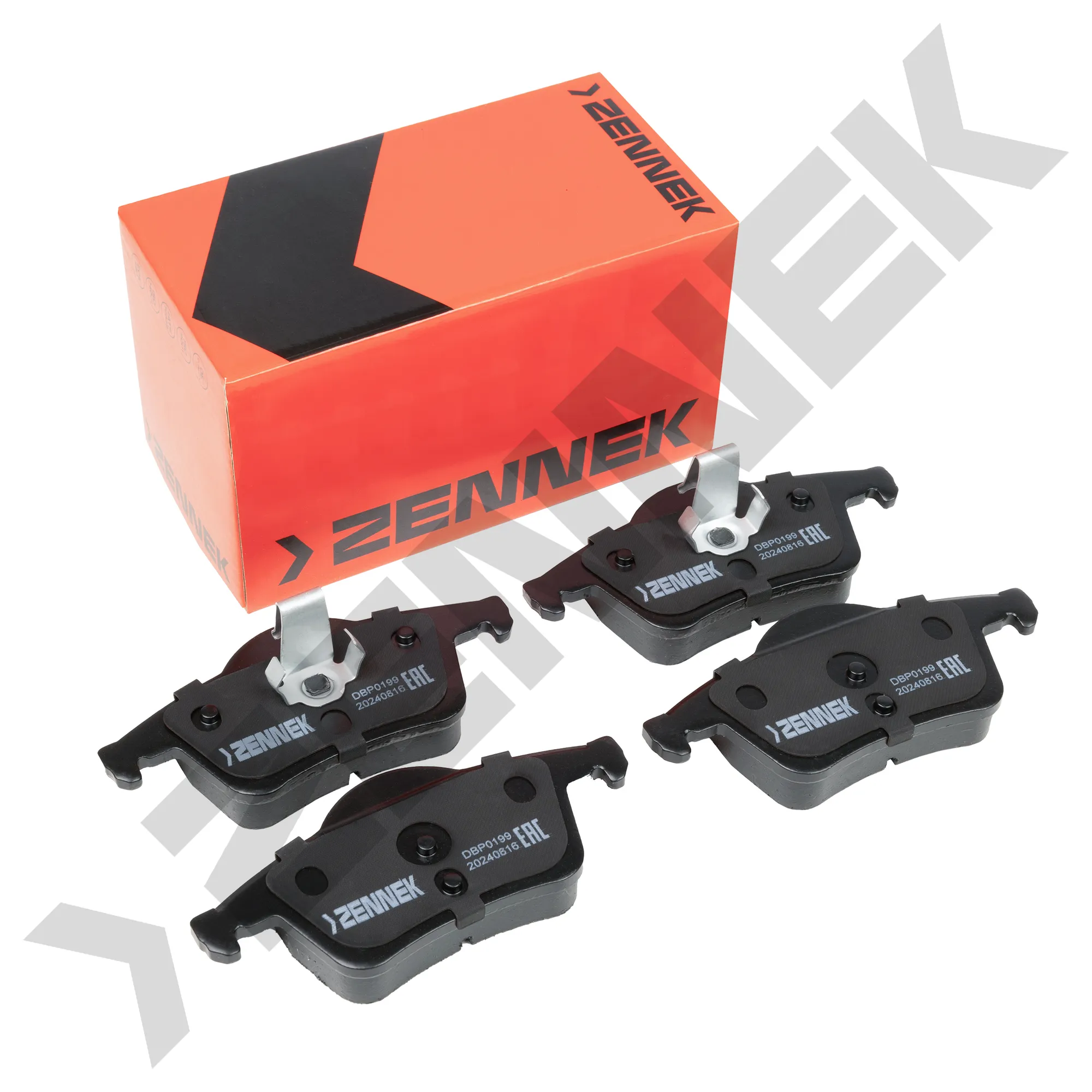 Колодки тормозные дисковые задние VOLVO S60 00-10, S80 98-08 ZENNEK DBP0199
