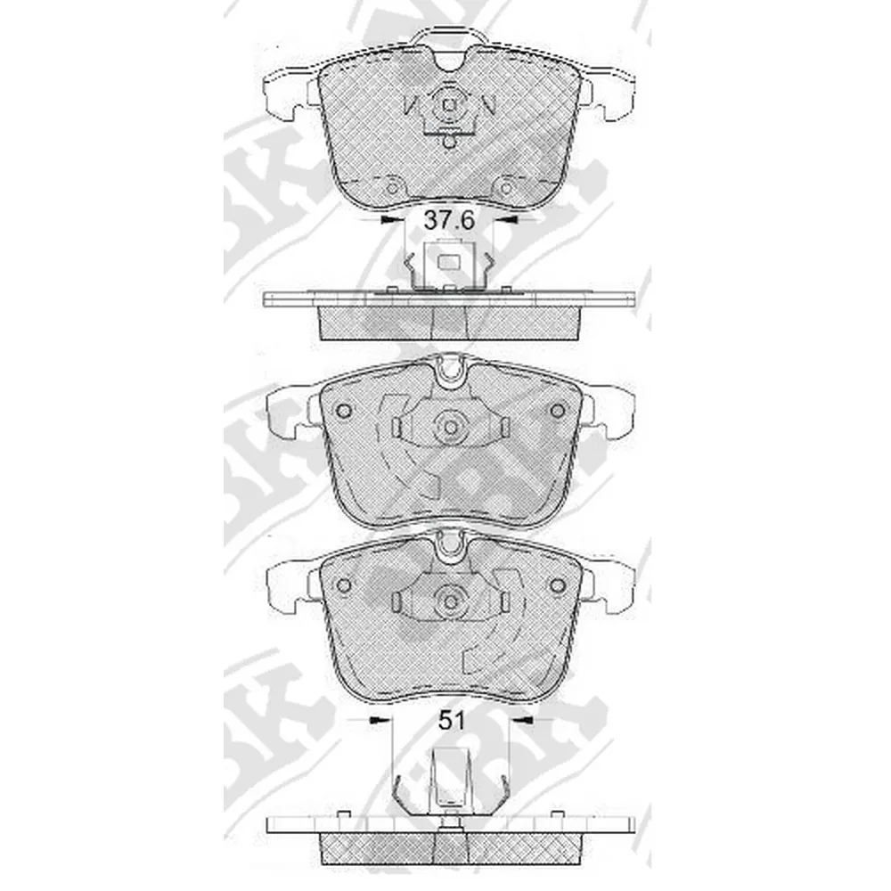 Колодки тормозные NIBK PN0359