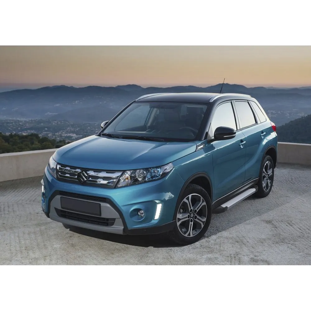 Порог-площадка Silver F160AL + комплект крепежа, RIVAL, Suzuki Vitara 2015- Suzuki Vitara IV 2015-2018 F160AL.5503.1