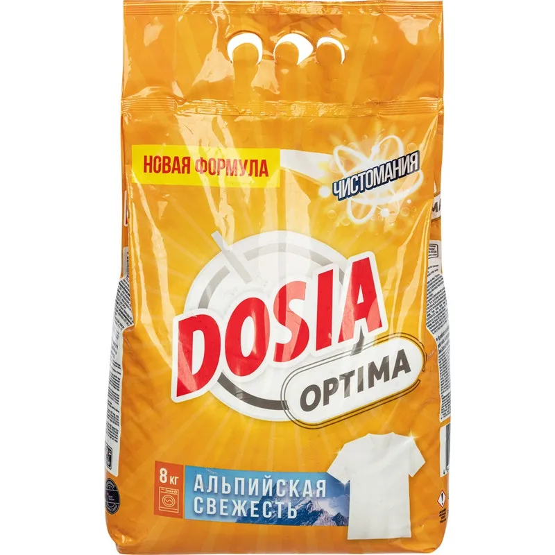 Порошок стиральный DOSIA Optima автомат Color Альпий свежесть 8 кг 1144972