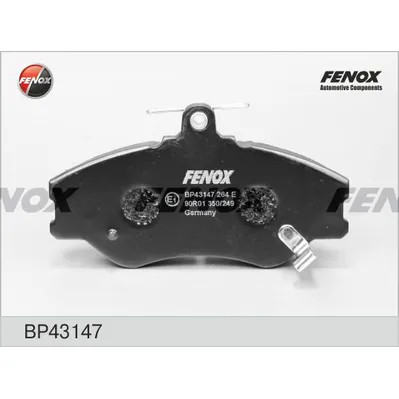 Колодки тормозные передние FENOX BP43147