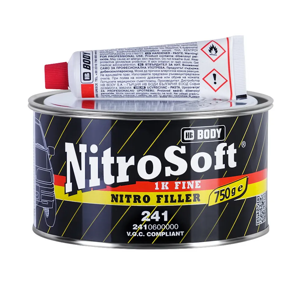 Шпатлевка BODY Nitro Soft зеленая (0,75 кг)