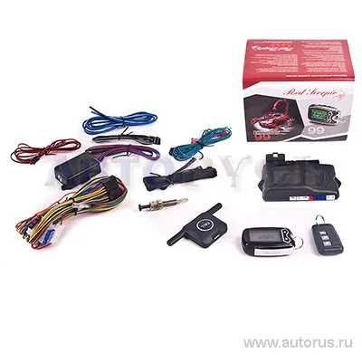 Сигнализация RED SCORPIO RS-99, обратная связь,запуск.