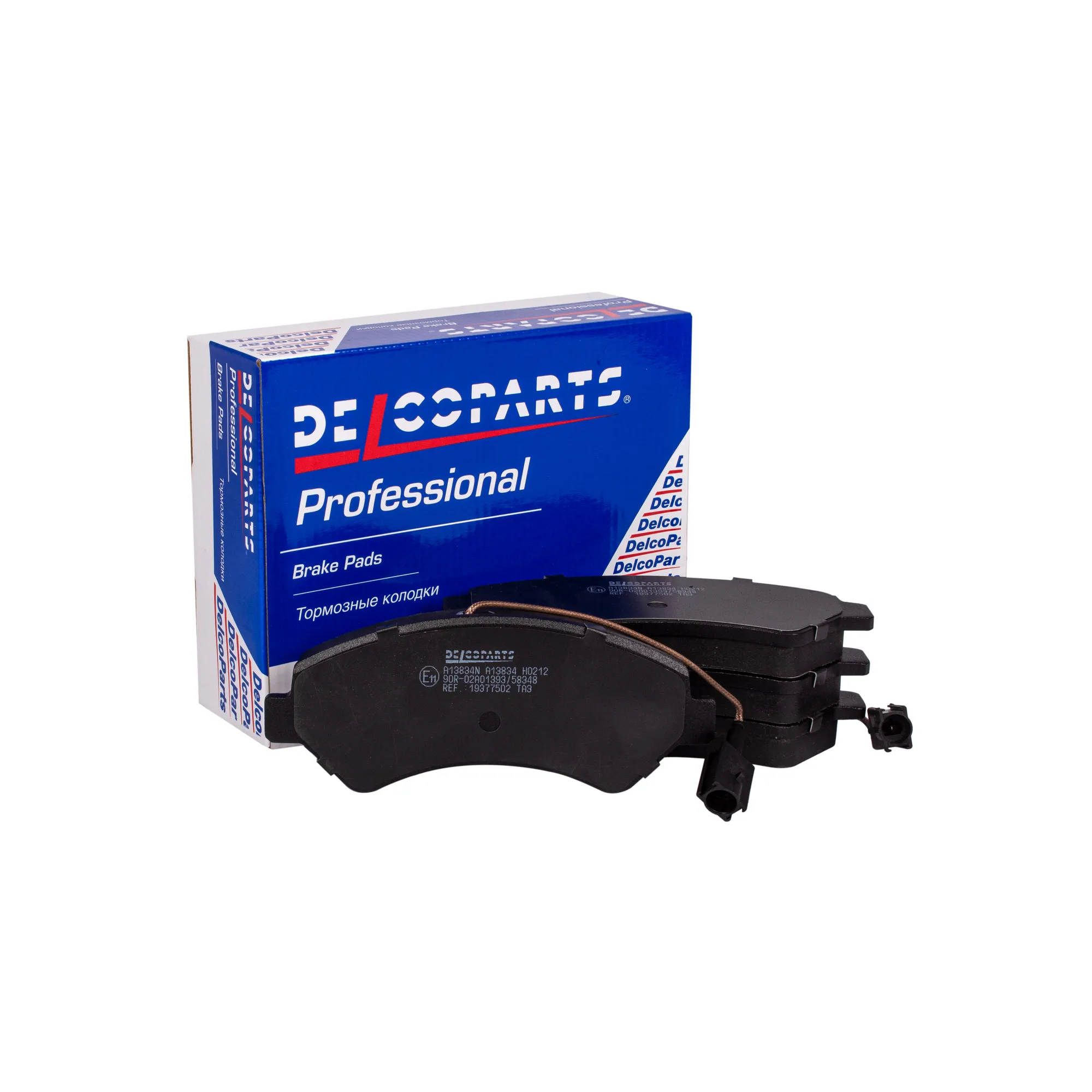 Колодки тормозные передние Peugeot BOXER, Citroen JUMPER, Fiat DUCATO DelcoParts 19377502