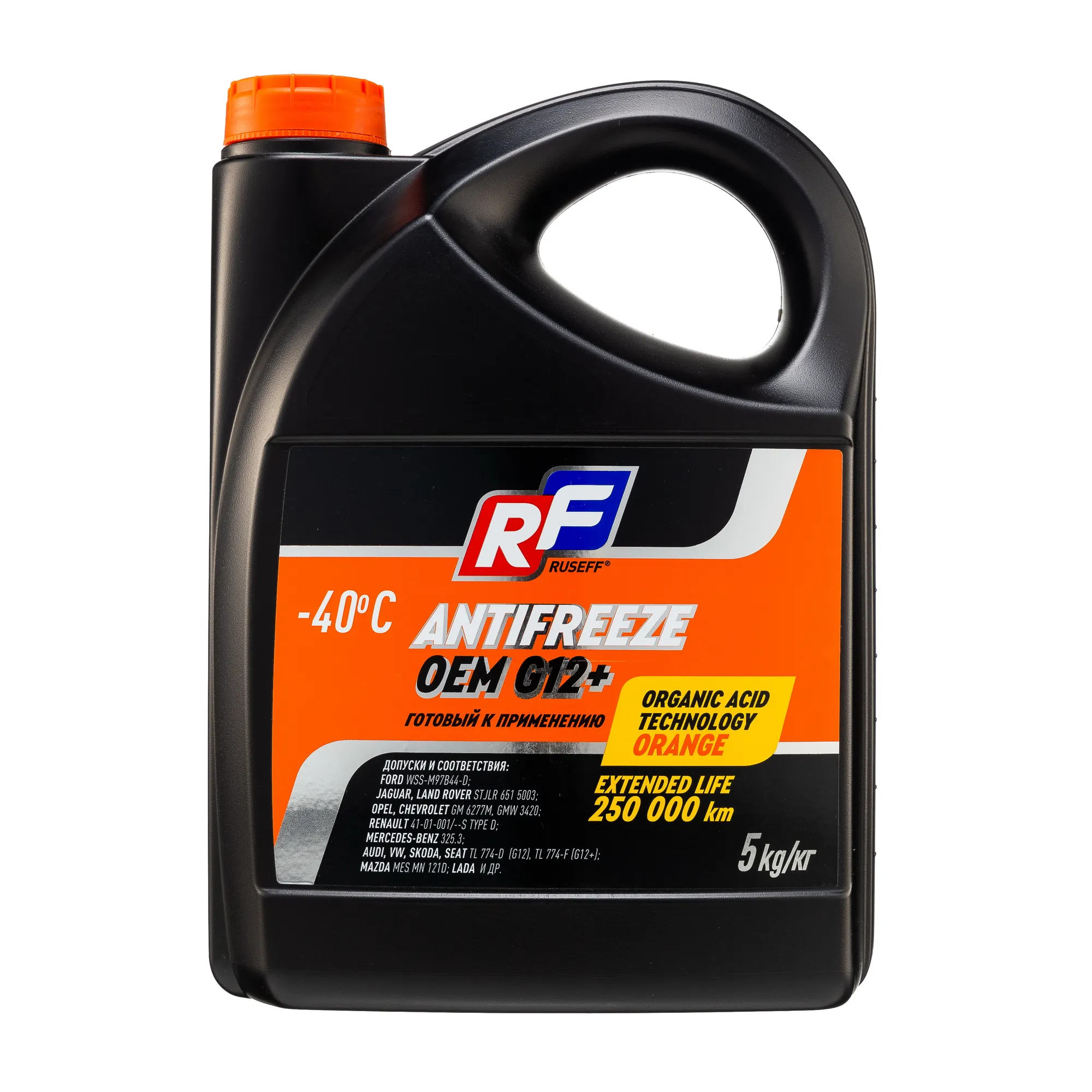 Антифриз ANTIFREEZE OEM G12+ 40 (5кг) RUSEFF 17236N