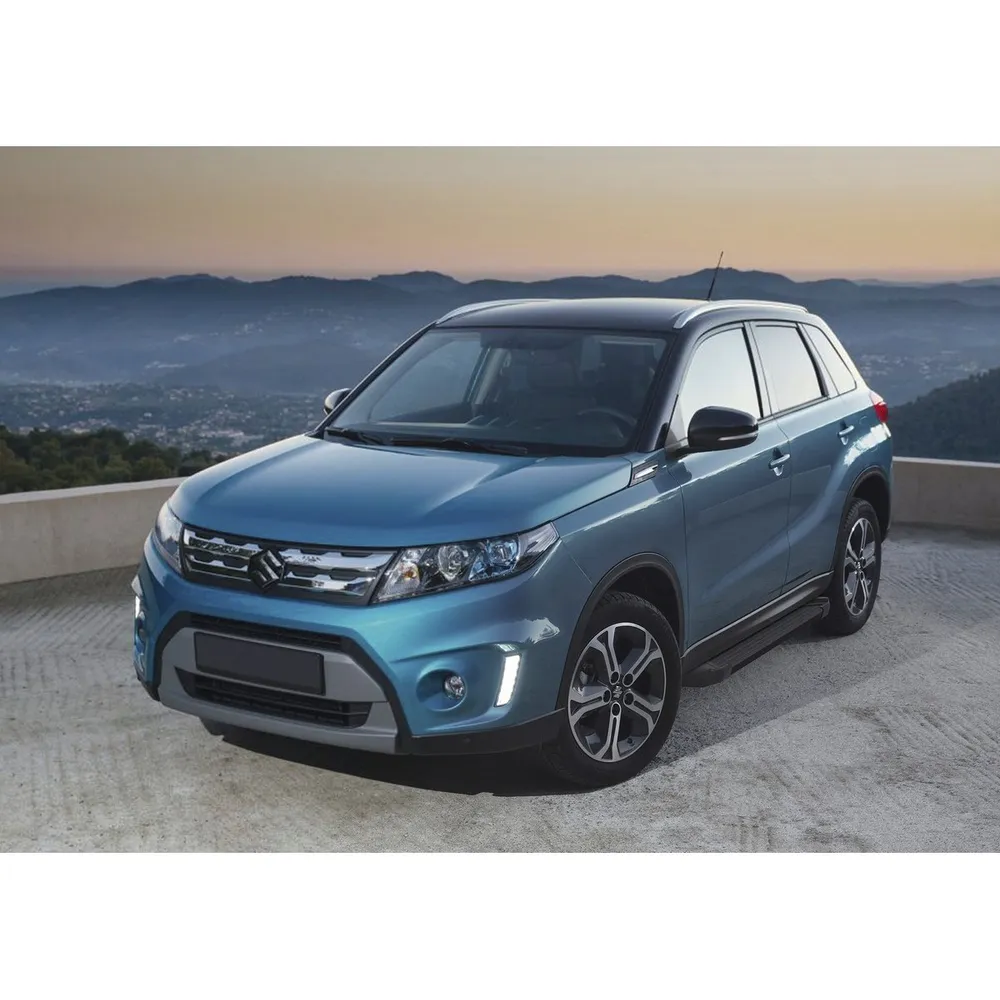 Порог-площадка Black F160ALB + комплект крепежа, RIVAL, Suzuki Vitara 2015- Suzuki Vitara IV 2015-2018 F160ALB.5503.1