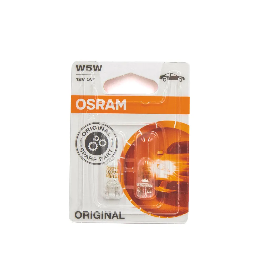 Лампа 12V W5W 5W OSRAM ORIGINAL LINE 2 шт. блистер 2825-02B