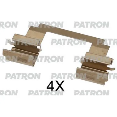 Комплект монтажный тормозных колодок дисковых TOYOTA: MATRIX 01-04 PATRON PSRK1306