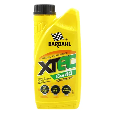 Масло моторное Bardahl XTEC 5W-40 C3 синтетическое 1 л 36341