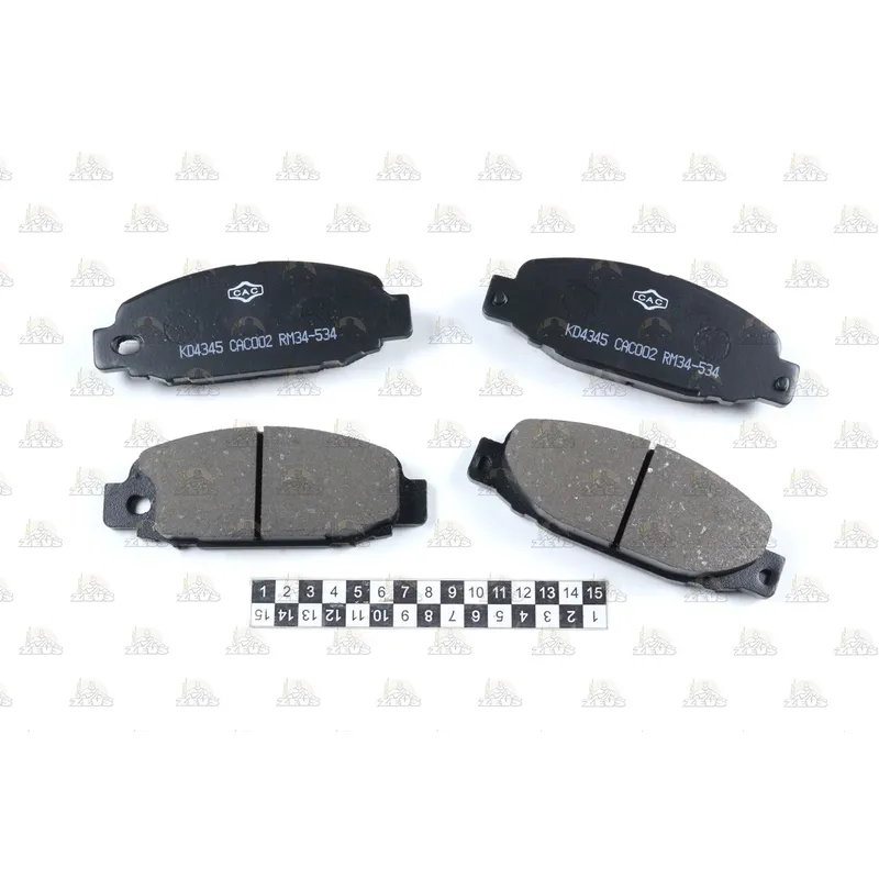 Колодки тормозные дисковые ZEVS PF-3347