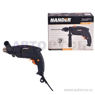 Дрель ударная 650Вт 93728885 HANDER HPD-655