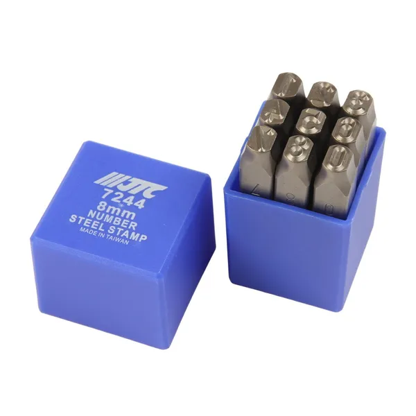 Клейма цифровые 8мм (HRC 60+-2 DIN 1451) (старый артикул JTC-JW0913-8) JTC JTC JTC-7244