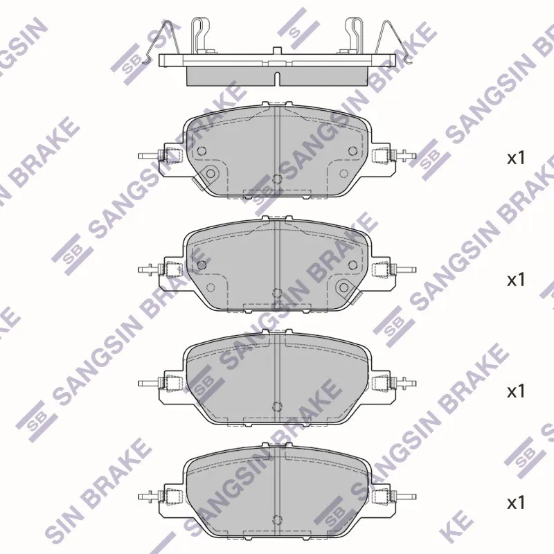 Колодки тормозные HONDA CR-V 17- задние HI-Q SP4177