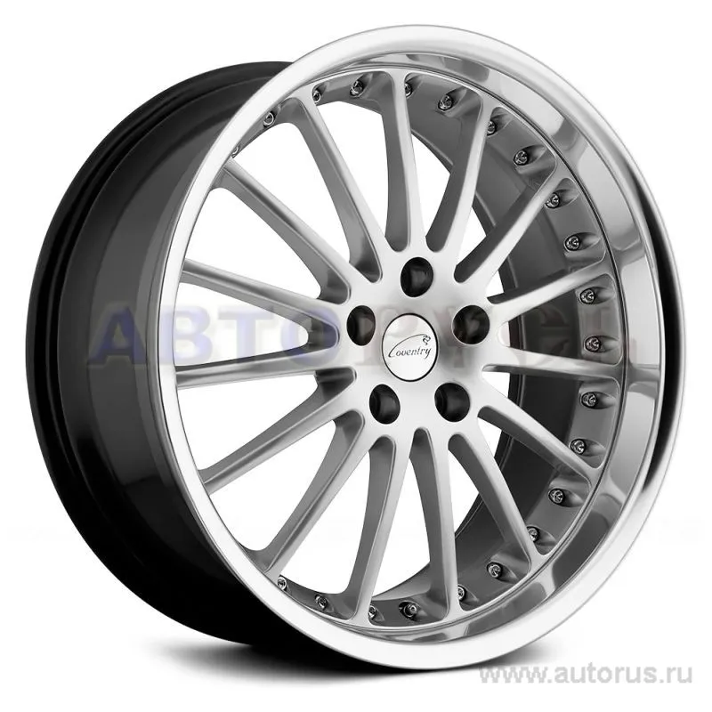 Диск литой R19 8.5J 5x108/63.4 ET42 COVENTRY Whitley Hyper Silver Mirror Cut Lip 1985COW425108S63