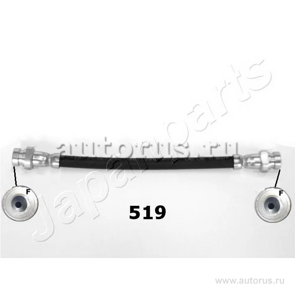 Шланг тормозной задний JAPANPARTS TF519