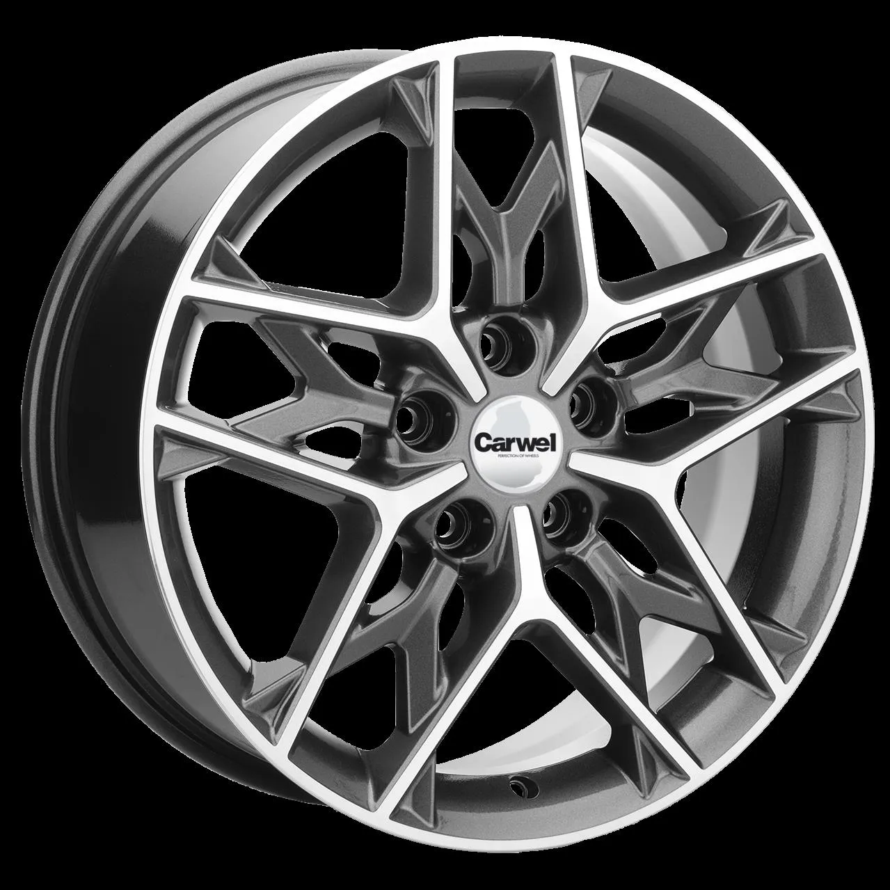 Диск литой R17 7J 5x114.3/60.1 ET45 Carwel Сошно 1709 AGR 00032723