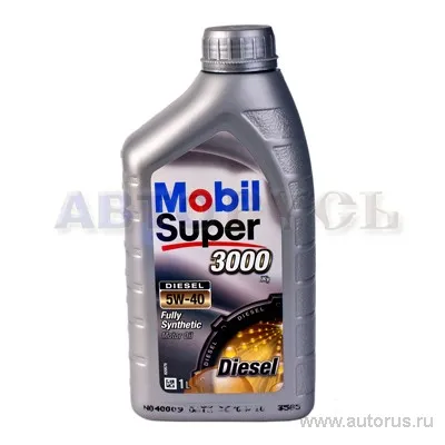 Масло моторное MOBIL Super 3000 X1 Diesel 5W-40 синтетическое 1 л 150969