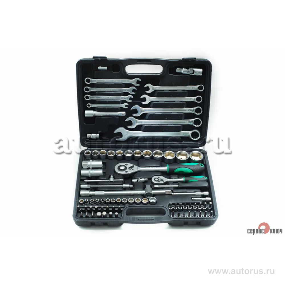 Набор инструментов ЧЕМОДАН (82 предмета) Сервис ключ 71082