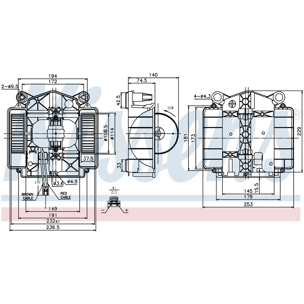 Мотор отопителя MB W221 05-