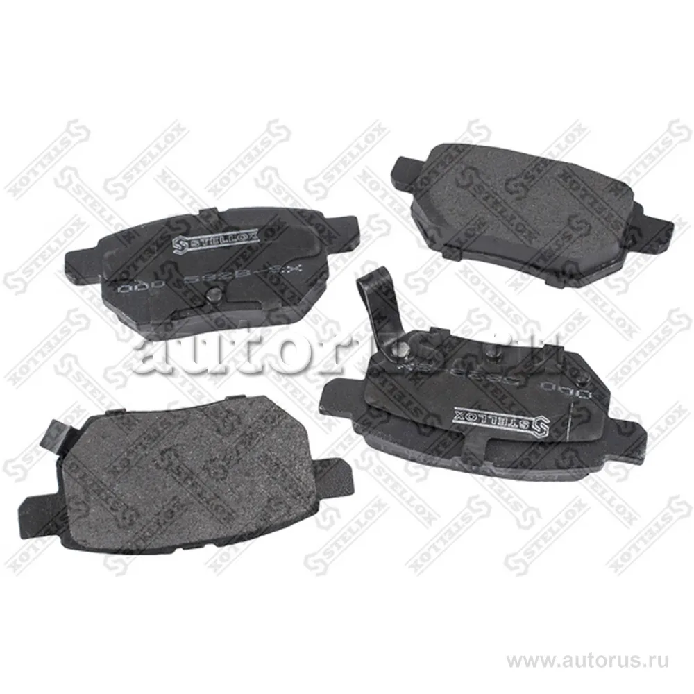 Колодки дисковые передние с антискр. пл. Toyota Yaris RS NCP91 05> STELLOX 000 582B-SX