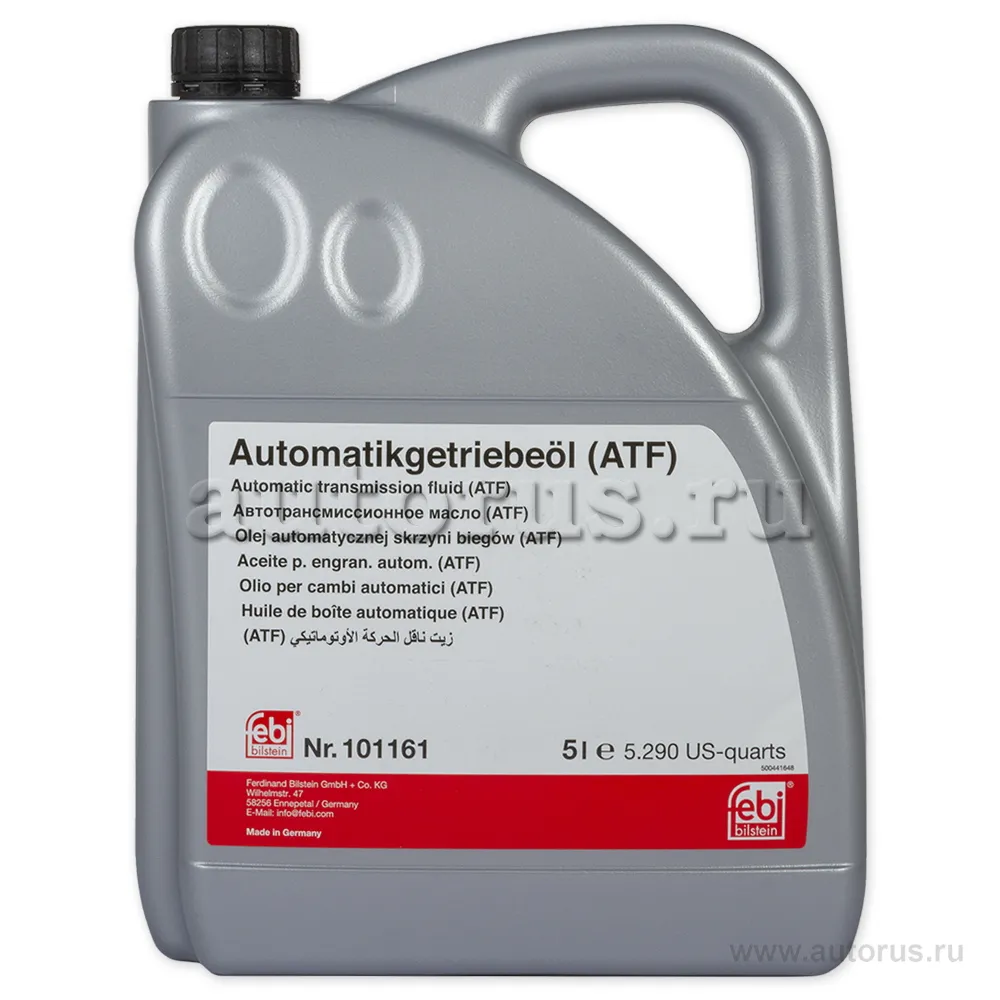 Масло трансмиссионное Febi Automatic Transmission Fluid красный 5 л 101161