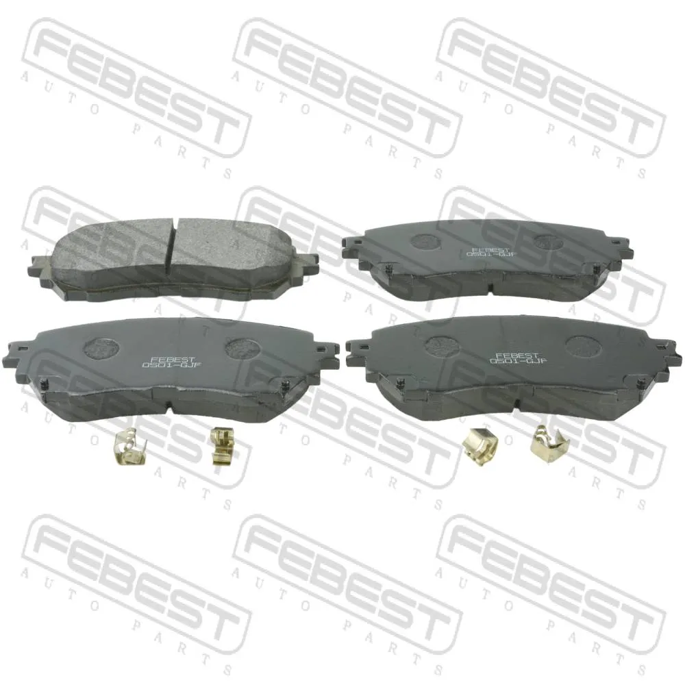Колодки тормозные передние FEBEST 0501GJF