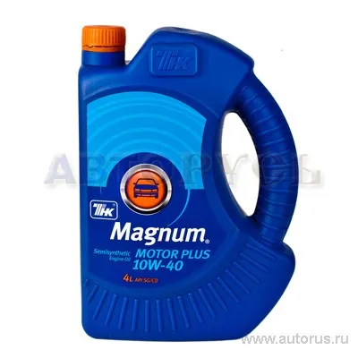 Масло моторное ТНК Magnum Motor Plus 10W-40 полусинтетическое 4 л 40614342