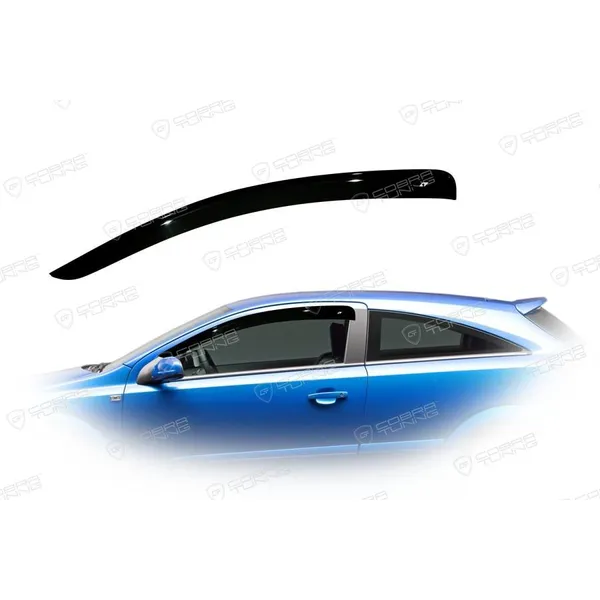 Дефлектора на окна Opel Astra H Hb 3d 2005EuroStandard деф.окон Cobra Tuning OE10205