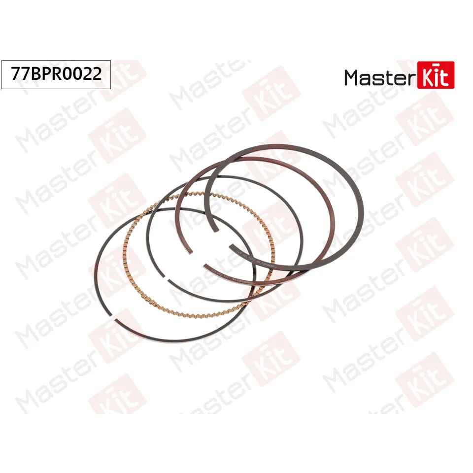 Кольца поршневые (к-т на 1 поршень) (STD) NISSAN MR20DE MASTERKIT 77BPR0022