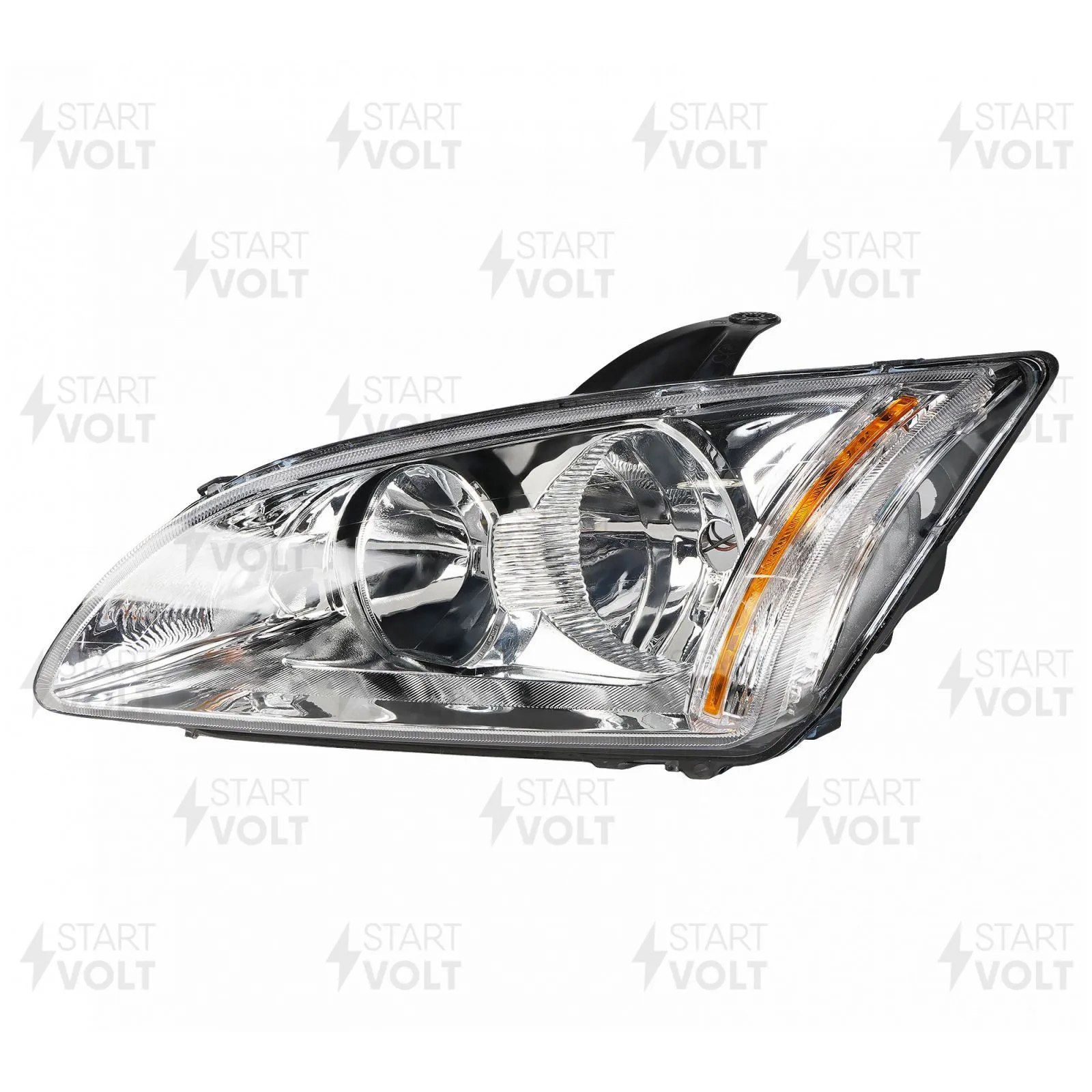 Фара для а/м FORD FOCUS II (05-) (головн.света) галоген, э/корр., хром, левая STARTVOLT SHL 1001L