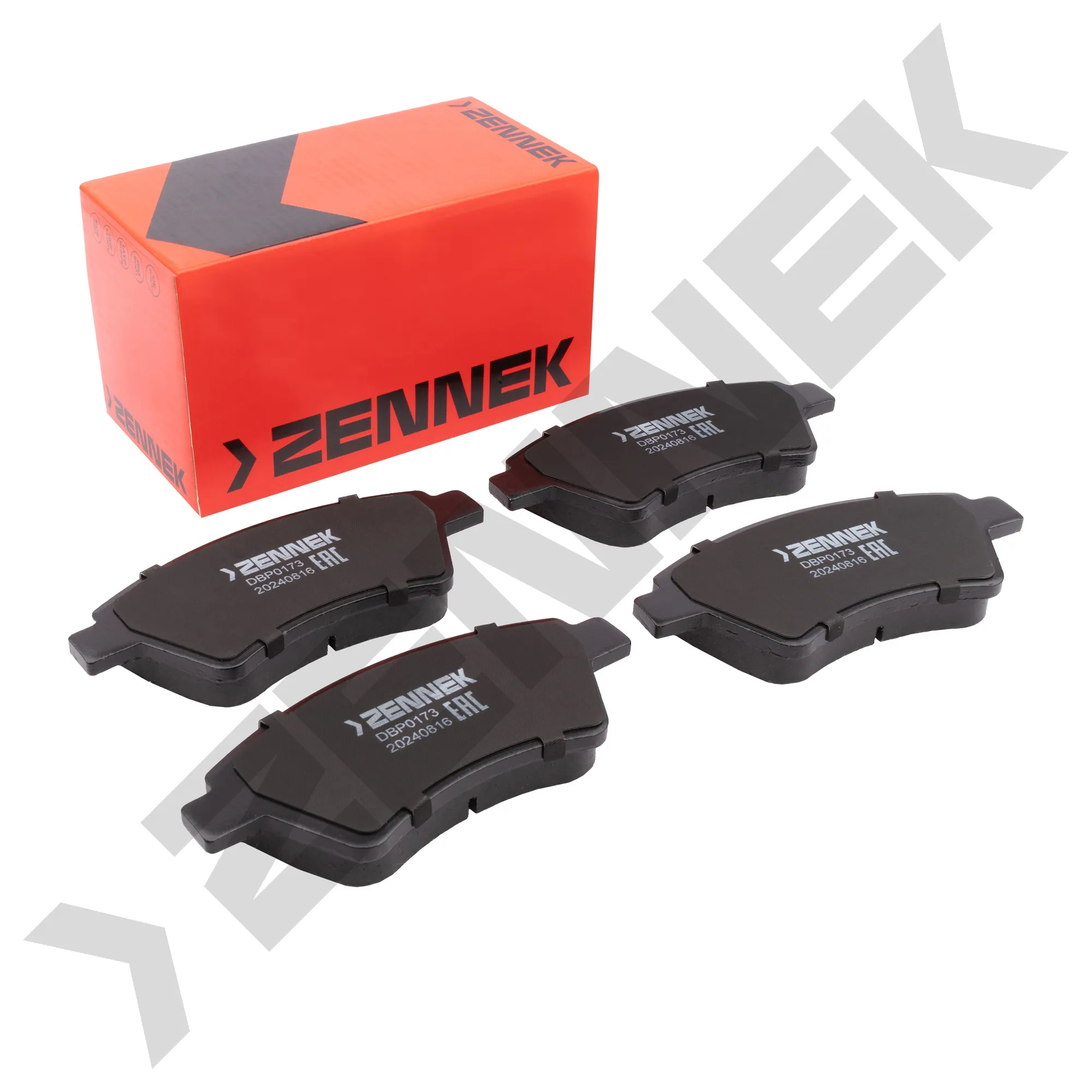 Колодки тормозные дисковые передние RENAULT GRAND SCNIC II 04-09, KANGOO 97- ZENNEK DBP0173