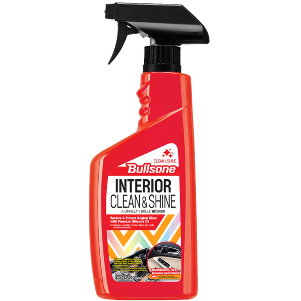 Полироль интерьера глянцевый 550 мл BULLSONE WAX-186-00006