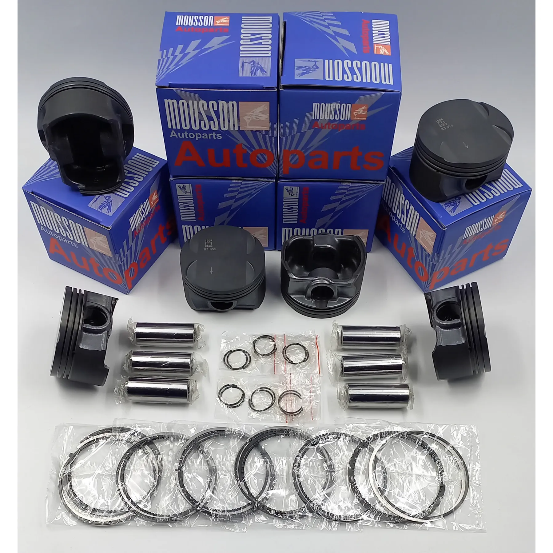 Поршень кольца комплект BMW 2,5L M54B25 на 1 цилиндр MOUSSON SPRM54B25STD