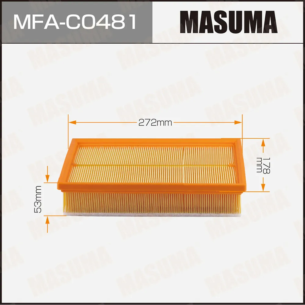 Фильтр воздушный HAVAL DARGO 22- MASUMA MFAC0481