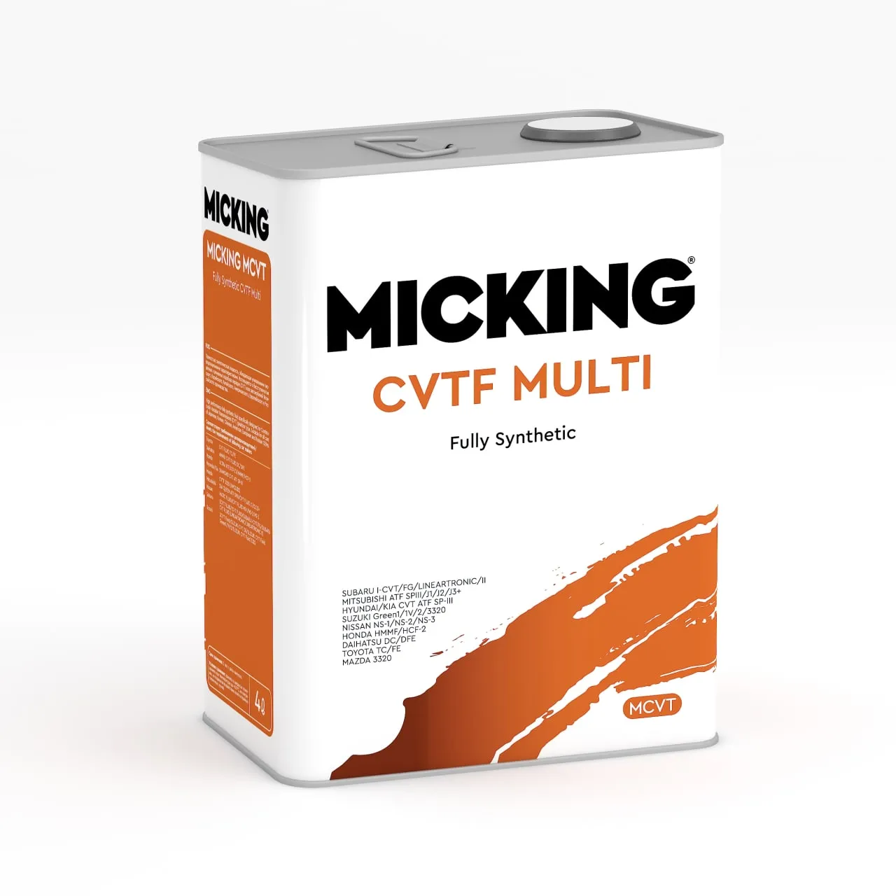 Масло трансмиссионное MICKING CVTF Multi синтетическое 4 л M4137