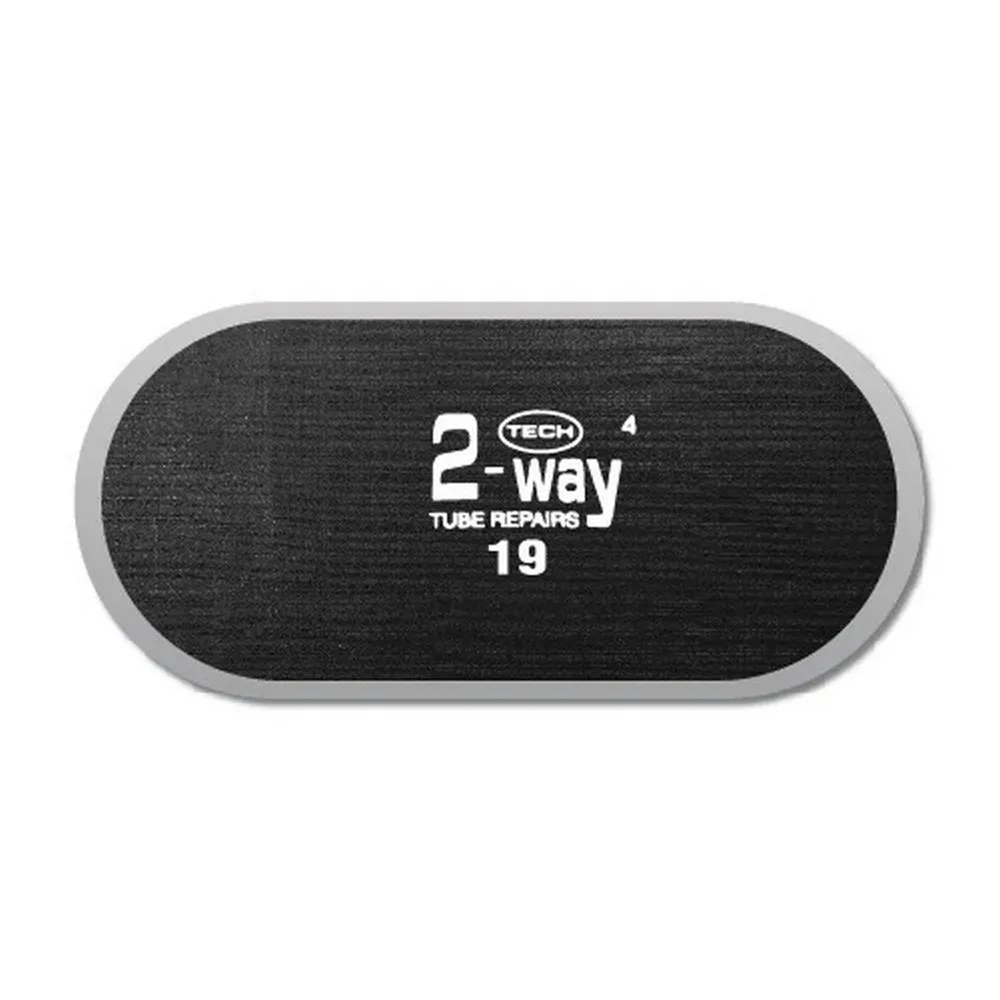 Заплатка овальная для ремонта автомобильных камер TECH 2-WAY 150х70 мм TECH 19BK